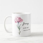 JANUARKARNATION GEBURTSGEBURTSBLUME MONAT NAME GIF KAFFEETASSE (Links)