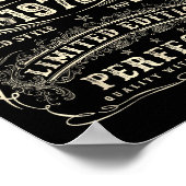 January 1972 54th Birthday For Men 54 Year Old Bda Poster (Ecke)