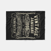 January 1998 28th Birthday For Men 28 Year Old Bda Fleecedecke (Vorderseite (Horizontal))