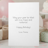 January Birth Flower Birthday Card | Carnations Karte