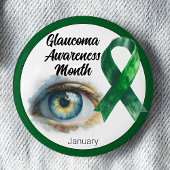January Glaucoma Eye Awareness Month Button