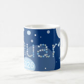 January Sea Stars Kaffeetasse (VorderseiteRechts)