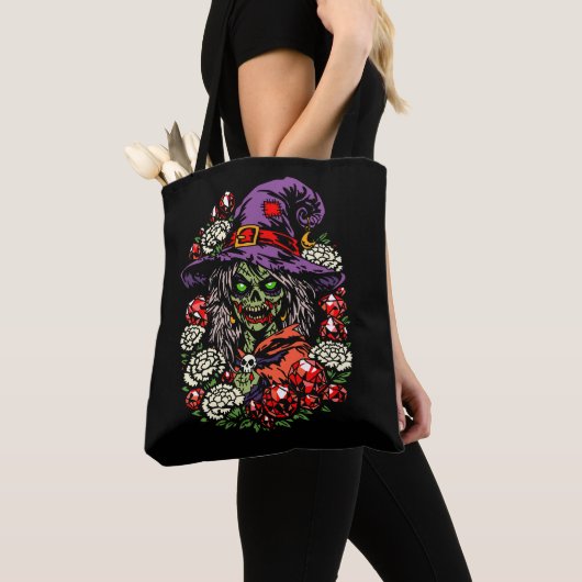 January Zombie Witch with Gems and Flowers Tasche (Von Nahem)