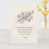 January's Carnation Karte (Gelbe Blume)