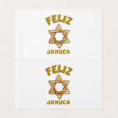 Januca, Feliz Januca, Menorah, Masada (Innenseite Aufgefaltet)