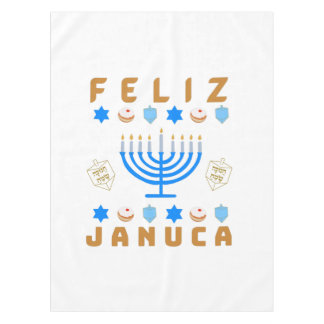 Januca, Feliz Januca, Menorah, Masada, Janucia Tischdecke