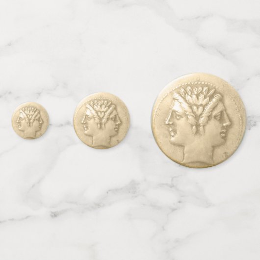 Janus Coin Konfetti (Vorderseiten)
