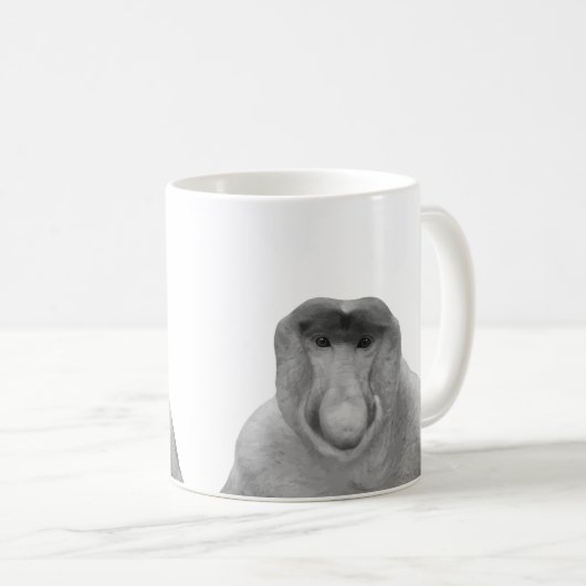 Janusz Meme, Proboscis Monkey, Polak, Pole Janus Kaffeetasse (VorderseiteRechts)