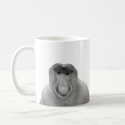 Janusz Meme, Proboscis Monkey, Polak, Pole Janus Kaffeetasse (Links)