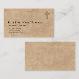 JANY Clergy Katholischer PriesterPastor Minister D Visitenkarte