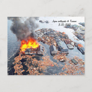 Japan 3-11-2011 Earthquake_ Postkarte