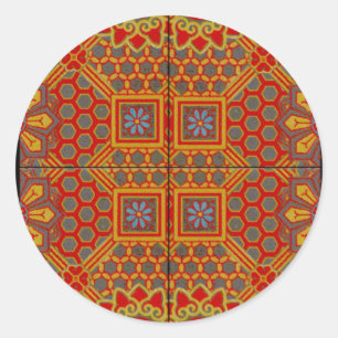 JAPAN 3C RUNDER AUFKLEBER