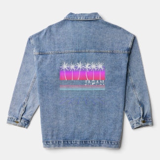 Japan 80er 90s Vaporwave Aesthetic Beach Retro Pal Jeansjacke