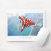 Japan Air Self-Defense Force F-15 Red Eagle Mousepad (Mit Mouse)