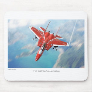 Japan Air Self-Defense Force F-15 Red Eagle Mousepad
