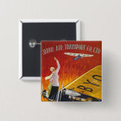 Japan Air Transport Button (Vorne & Hinten)