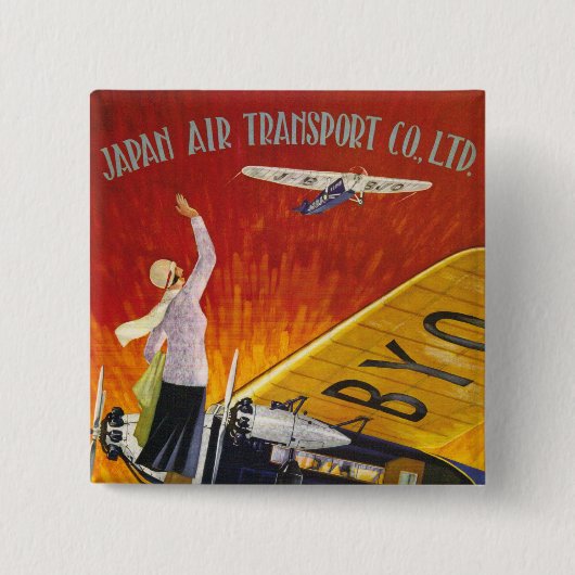 Japan Air Transport Button (Vorderseite)