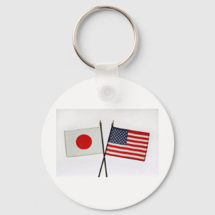 JAPAN AMERICAN FLAG SCHLÜSSELANHÄNGER
