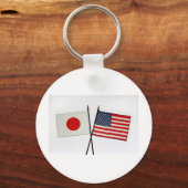 JAPAN AMERICAN FLAG SCHLÜSSELANHÄNGER (Vorderseite)