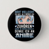 Japan Anime Mädchen Otaku Button (Vorderseite)