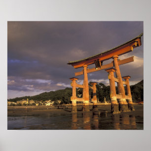 Japan, Asien, Western Honshu, Miya, Jima Island, Poster