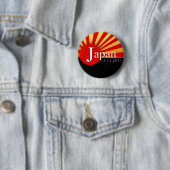 Japan-aufgehende Sonne-Erdbeben-Entlastungs-Knopf Button (Beispiel)