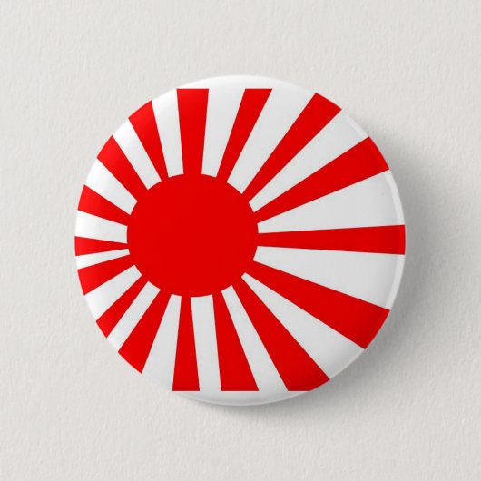 Japan-aufgehende Sonne-Flagge Button (Vorderseite)