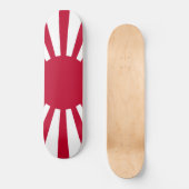 Japan-aufgehende Sonne-Flagge Skateboard (Vorderseite)