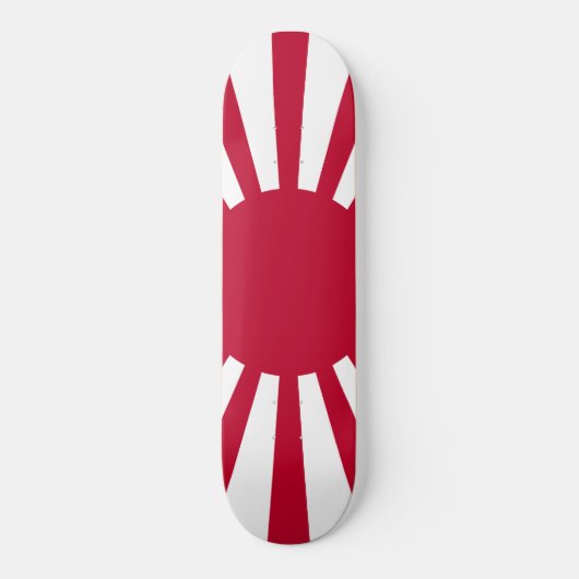 Japan-aufgehende Sonne-Flagge Skateboard (Vorderseite)