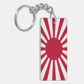 Japan Aufgehende Sonnenflagge Schlüsselanhänger (Vorderseite links)
