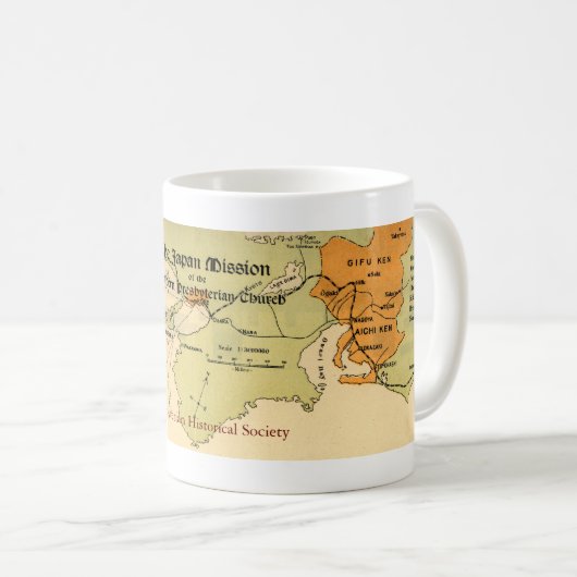 Japan-Auftrag-Karten-Tasse Kaffeetasse (VorderseiteRechts)