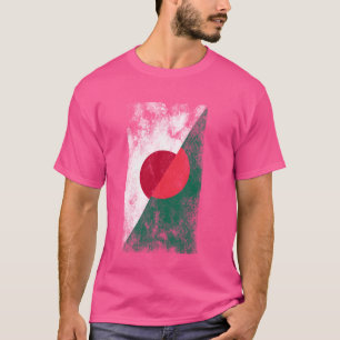 Japan - Bangladesch-Flaggen - Japanisch - Banglade T-Shirt