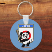 Japan Baseball Panda Schlüsselanhänger (Vorderseite)