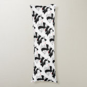 Japan Beautiful Woman Geisha Schwarz-weiß Kissen (Vorderseite Vertikal)