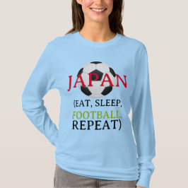 Japan Benutzerdefinierter Name & Nummer: Fußball W T-Shirt