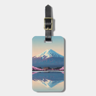 Japan Berg Fuji Fujisan Postkarte Gepäckanhänger