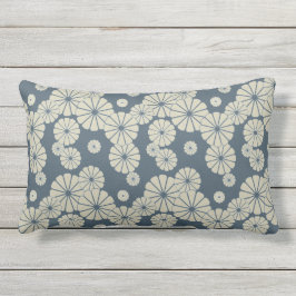  Japan. Blauer Blume Kissen Für Draußen