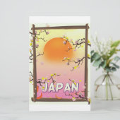 Japan Blossom Garden Briefpapier (Stehend Vorderseite)