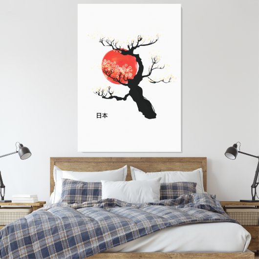 Japan Bonsai Leinwanddruck (Insitu (Schlafzimmer))