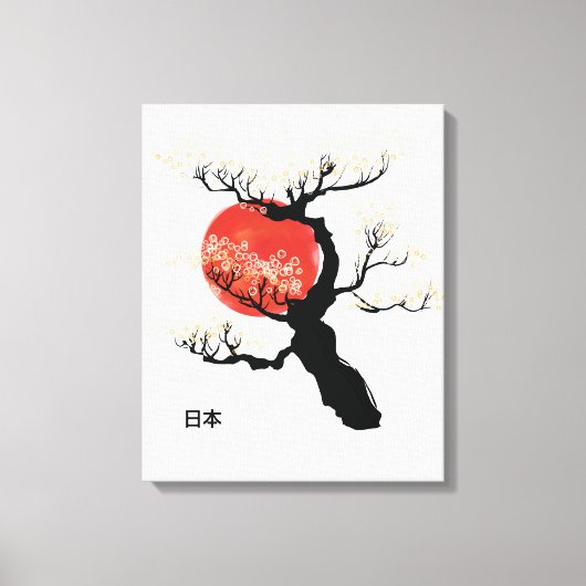 Japan Bonsai Leinwanddruck (Vorderseite)