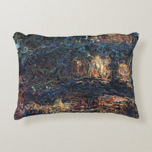 Japan-Brücke von Claude Monet, Vintage Fine Art Zierkissen
