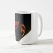 Japan-Buchstaben und Drache Kaffeetasse (VorderseiteRechts)