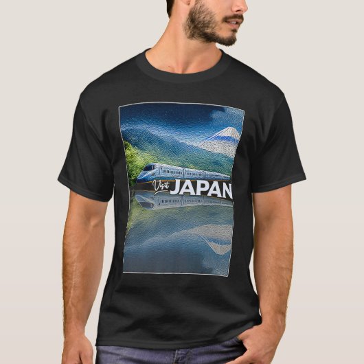Japan Bullet Train Fuji Shinkansen Japanisch Sou T-Shirt (Vorderseite)
