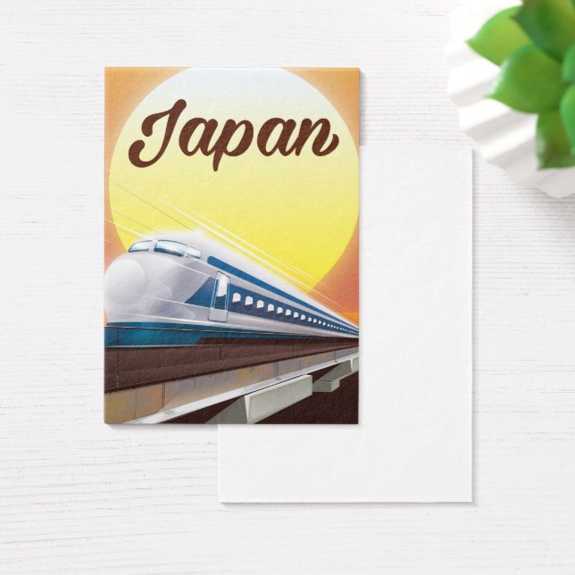 Japan Bullet Train Reiseplakat (Schreibtisch)