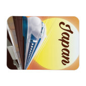 Japan Bullet Train Reiseplakat Magnet (Horizontal)