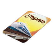 Japan Bullet Train Reiseplakat Magnet (Linke Seite)