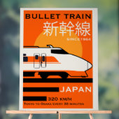 Japan Bullet Train Shinkansen Acrylschild (Neutral)