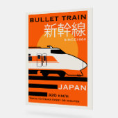 Japan Bullet Train Shinkansen Acrylschild (Winkel)