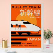 Japan Bullet Train Shinkansen Acrylschild (Hochzeit)