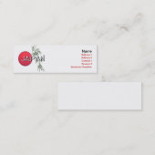Japan Business Card Mini Visitenkarte (Vorne/Hinten)